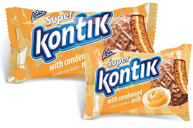 Печиво-сендвіч SUPER KONTIK - Кропивницький - в асортименті Кропивницький - зображення 1