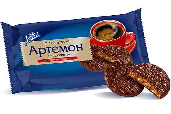 Печиво в глазурі з арахісом "Артемон" КОНТІ - Луцьк - в асортименті Луцьк