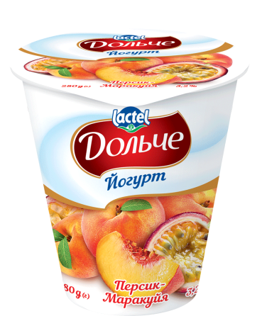 Вязкі йогурти ТМ "Дольче" 3,2% Павлоград