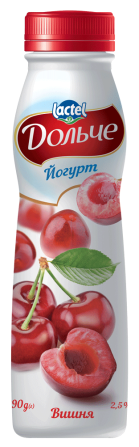 Йогурт питний 2,5% ТМ "Дольче" 290гр Павлоград - зображення 2