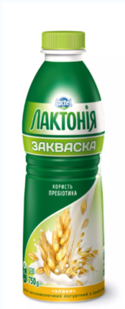 Напій кисломолочний йогуртний з лактулозою “Закваска, 750гр ТМ “Лактонія” Pavlohrad