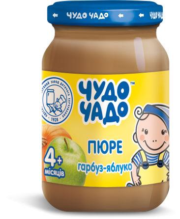 Корисні та смачні Фруктові пюре Чудо-Чадо в склі, для малюків від 4-6 місяцiв Odesa