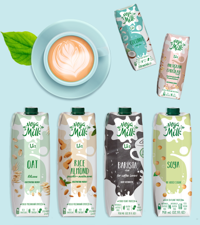 Рослинну альтернативу молоку Vega milk у великому та порційному форматі Одеса - зображення 1