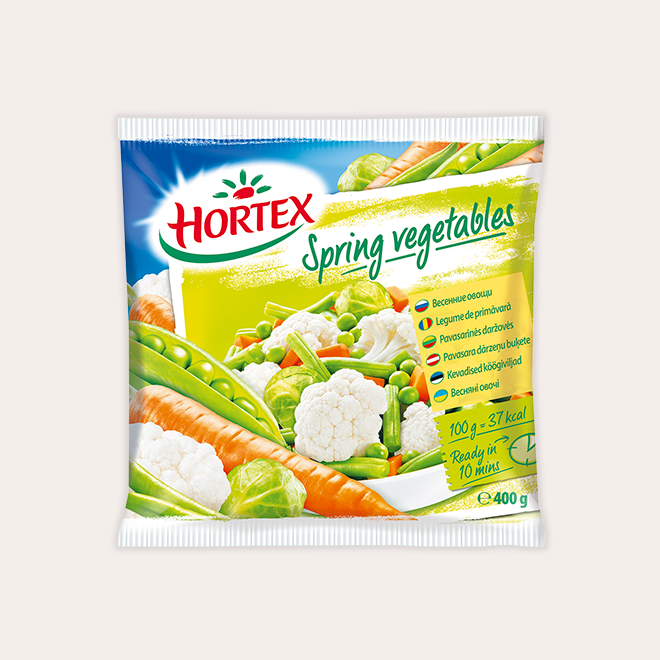 Hortex суміш овочева весняні овочі 400г Київ - зображення 1