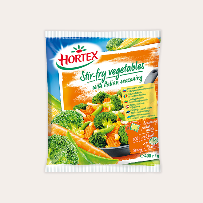 Hortex овочі для смаження з приправою по-італійськи 400г Київ - зображення 1