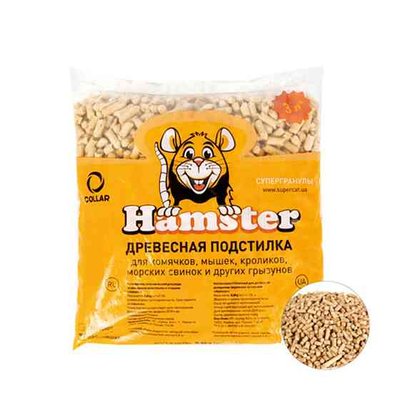 Наповнювач SuperCat Hamster, деревний, 0,8 кг Chernihiv