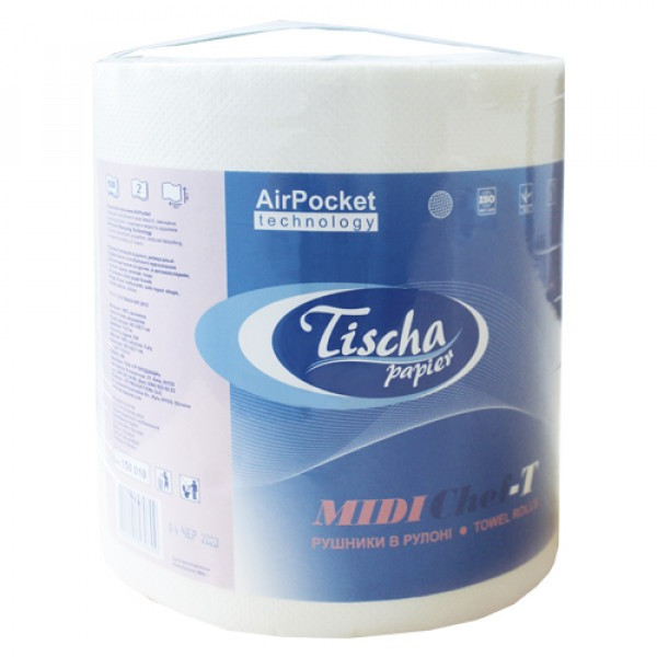Рушник в рулоні кухонний Tischa Papier MidiChef-T Київ - зображення 1