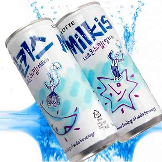 Напій газований Milkis Original 250 мл (ящик 30 шт.) Південна Корея Kyiv