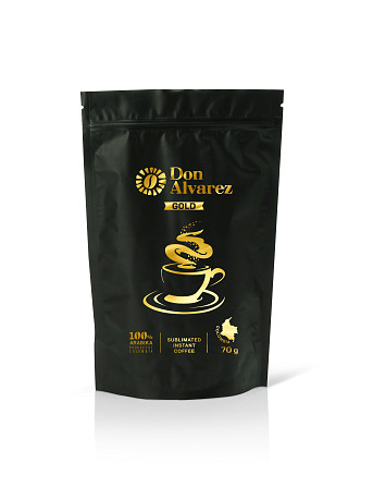 Don Alvarez - кава сублімована "Gold", 70гр. Харків - зображення 1