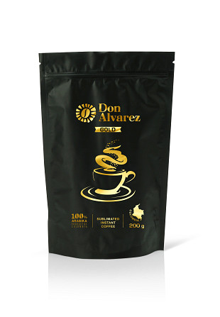 Don Alvarez - кава сублімована "Gold", 200гр. Харків - зображення 1