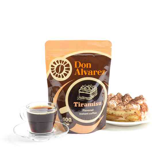 Don Alvarez - кава сублімована з ароматом тірамісу, 100гр. Kharkiv