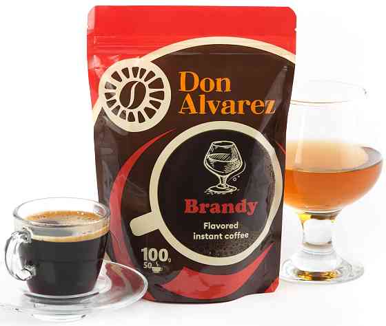 Don Alvarez - кава сублімована з ароматом коньяка, 100гр. Kharkiv
