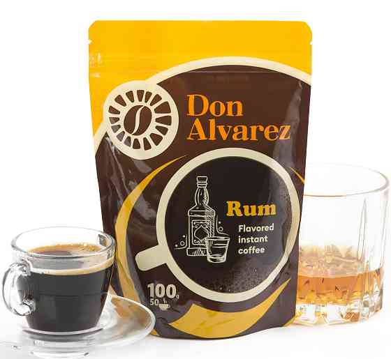 Don Alvarez - кава сублімована з ароматом рому, 100гр. Kharkiv
