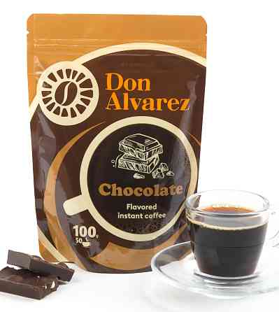 Don Alvarez - кава сублімована з ароматом шоколаду, 100гр. Kharkiv