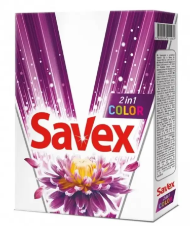 Пральний порошок автомат SAVEX 2в1 Color 400г Одеса - зображення 1
