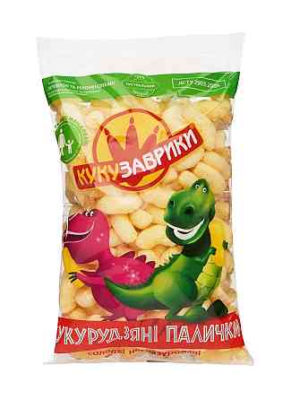 Кукурудзяні палички солодкі неглазуровані ТМ "Кукузаврики", 80гр Kyiv