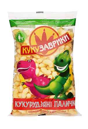Кукурудзяні палички солодкі неглазуровані ТМ "Кукузаврики", 150гр Kyiv